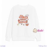  Áo Thun Trắng Cho Bé Gái Cổ Tròn Tay Dài Họa Tiết Xinh Xắn (6 - 15 tuổi) 