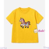  Áo Thun Tay Ngắn Hình Ngựa M4 (26-75kg) 