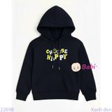  Áo Thun Hoddie Bé Trai Bé Gái Chữ CHOOSE HAPPY (21kg-55kg) 