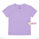  Áo Thun Trơn Baby Tee Mẹ Và Bé (30-68Kg) 