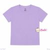  Áo Thun Trơn Baby Tee Mẹ Và Bé (30-68Kg) 