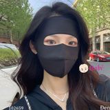  Khẩu Trang Che Trán Chống UV (Có Nẹp) 