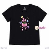  (H1) Áo Thun Baby Tee Mẹ Và Bé In Hoa (30-68Kg) 