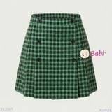 V2 Chân Váy Xếp Li Đính Nút (30-50kg) 