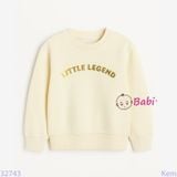  Áo Thun Tay Dài Form Rộng Little Legend Cho Bé  (17kg-75kg) 