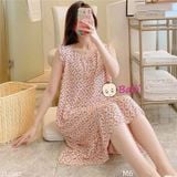  Đầm Tole Lanh Mùa Hè Mặc Mát Mẹ Bé (fs trên 50kg) 
