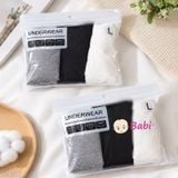  Set 3 Quần Lót Boxer (Đùi) Bé Gái Nữ (35-50kg) 