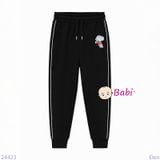  Quần Jogger Trẻ Em  Hình S.N.O.O.P.Y Đeo Kính Có Viền (23kg - 65kg) 
