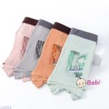  Set 4 Chip Đùi Cotton Trơn Bé Trai (27-55kg) 