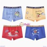  Set 4 Chíp Đùi Thông Hơi Bé Trai Họa Tiết Đẹp (33-45kg) 
