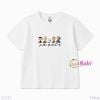  (H2)Áo Thun Cotton Tay Ngắn Bé Trai In Friends (35-70kg) 