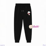  Quần Jogger Trẻ Em  Hình S.N.O.P.P.Y Đeo Kính (23kg - 65kg) 