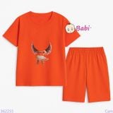  Bộ Bé Gái Quần Lửng In Họa Tiết Đẹp H1 (23-56kg) 