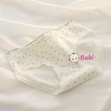  Set 6 Chip Tam Giác Cho Bé Gái Họa Tiết Bi Xanh (40-55kg) 