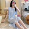  Đầm Tole Lanh Mùa Hè Mặc Mát Mẹ Bé (fs trên 50kg) 