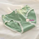  Set 6 Chip Tam Giác Cho Bé Gái Họa Tiết Bi Xanh (40-55kg) 