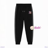  Quần Jogger Trẻ Em  Hình STITCH Ôm Bóng Có Viền (23kg - 65kg) 
