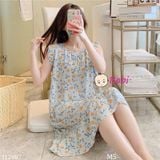  Đầm Tole Lanh Mùa Hè Mặc Mát Mẹ Bé (fs trên 50kg) 