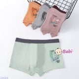  Set 4 Chip Đùi Cotton Trơn Bé Trai (27-55kg) 
