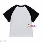 Áo Thun Cotton Tay Ngắn Raplang S.n.oo.py Tym Hồng (30-70kg) 