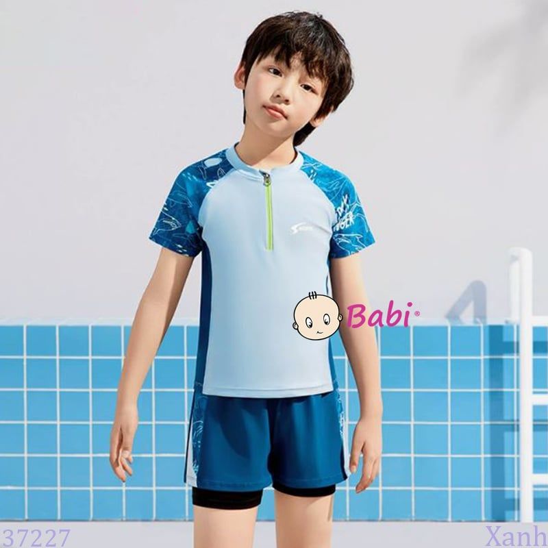  Bộ Đồ Bơi Bé Trai Tay Ngắn Quần Ngắn (23-50kg) 