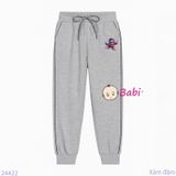  Quần Jogger Trẻ Em  Hình STITCH Áo Đỏ Có Viền (23kg - 65kg) 