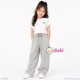  Quần Suông Dài Thun Cotton Unisex Trai Gái (33-77kg) 
