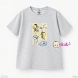  M4 Áo Thun Cotton Bé Trai Hình 5 Cún (23-62kg) 