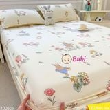  Bộ Drap Nệm Nhiều Họa Tiết Xinh Xắn (1m5*2m) (kèm 2 vỏ gối) 