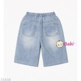 Quần Short Jeans Bé Gái Túi Thêu Hoa Và Chữ M6 (23-40kg) 