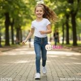  Quần Jean Skinny Dài Cho Bé Gái Sành Điệu Size Đại (5 - 9 tuổi) 