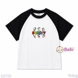  Áo Thun Cotton Tay Ngắn Raplang 6 Chú S.n.oo.py (30-70kg) 