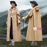  Áo mưa dáng dài nam nữ (150cm - 180cm) 