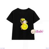  Áo Thun Tay Ngắn Cho Bé Gái Họa Tiết Chanh Vàng (31-46kg) 