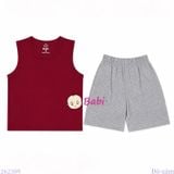  Bộ Thun Sát Nách Bé Trai Trơn (27 -65kg) 