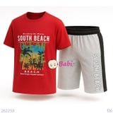  Bộ Tay Ngắn Quần Lửng In Hình Cây Dừa (30-60kg) 