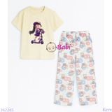  Bộ Tay Ngắn Quần Suông Dài Bé Gái Scooter (20-72kg) 