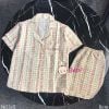  Bộ Pijama Tay Ngắn Quần Đùi Hoa M7 (25-58kg) 
