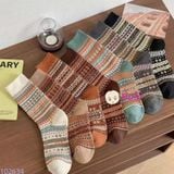  SET 7 ĐÔI TẤT THỔ CẨM TUTU CHO NỮ 