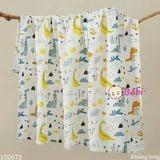  Khăn Gạc Tắm 2 Lớp Sơ Sinh 110x110cm 