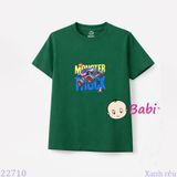  Áo Thun Bé Trai Tay Ngắn Hinh Xe (23-62kg) 
