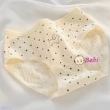  Set 6 Chip Tam Giác Cotton Màu Kem (40-55kg) 