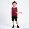  Bộ Thun Sát Nách Bé Trai In Hình Nón (27 -65kg) 