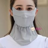  Khẩu Trang Chống Nắng Che Cổ Nữ Vải Thun Thoáng Mát 