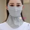  Khẩu Trang Chống Nắng Che Cổ Nữ Vải Thun Thoáng Mát 