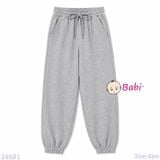  Quần Jogger Bo Lai Unisex Cho Bé Trai Gái (33-77kg) 