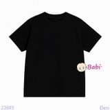  Áo Thun Gia Đình Màu Trơn Đơn Giản (26-72kg) 