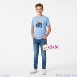  Áo Thun Bé Trai Tay Ngắn Hinh Xe (23-62kg) 