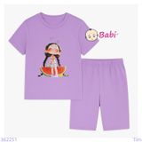  Bộ Bé Gái Quần Lửng In Hình Dưa Hấu (23-56kg) 
