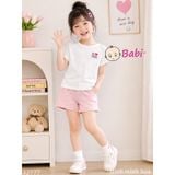  Áo Thun Tay Ngắn Cotton Bé Trai Bé Gái BeMine (33-70kg) 